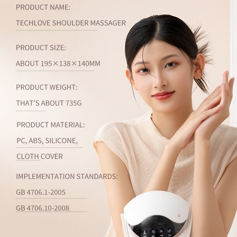 Heated Knee Neck Massager - USB Powered Pain Relief Infrared Therapy Device