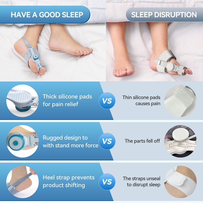 Hammer Toe Bunion Corrector - Tech Love Flexible Orthopaedic Big Toe Splint