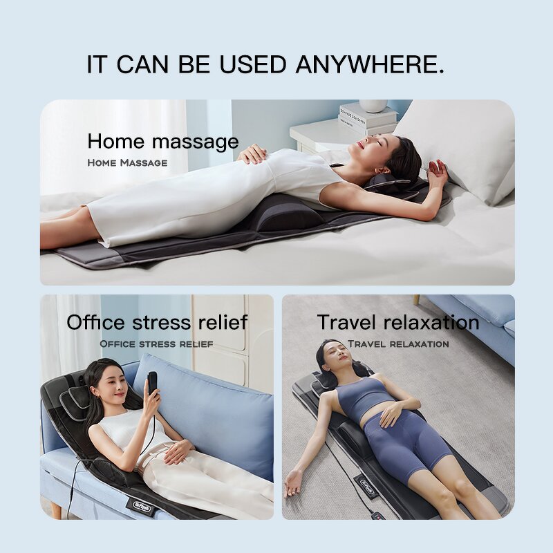 Shiatsu Back Massager - Tech Love 2024 Four Motors Infrared Physiotherapy Device