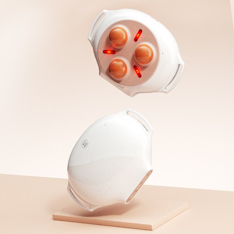 Heated Abdominal Massager - Electric Waist Belt Bian Stone Vibrator Fat Reducer Tool