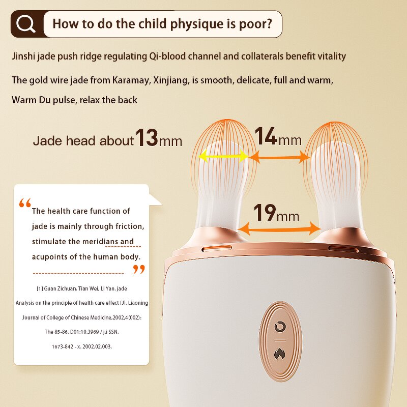 Nasal Meridian Massager - OEM Acupoint Push Facial Scraping Children Back Tool