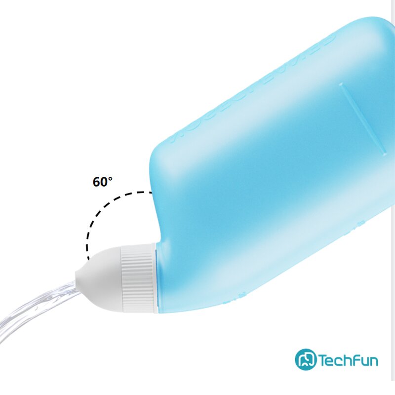 Nasal Irrigation Bottle - Portable Nose Cleaner Saline Mixture Allergy Relief