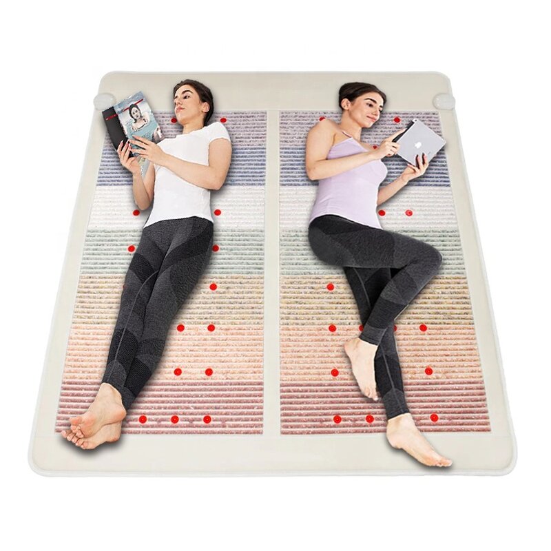 Heated Pad Manufacturer - 180*200CM Far Infrared Queen Size PEMF Photon Amethyst Tourmaline Double