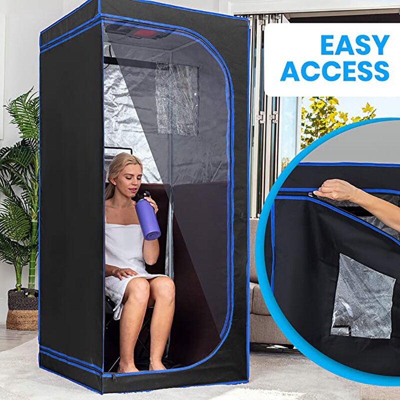 Spa Sauna Tent Manufacturer - One Person Far Infrared Heating Foot Pad Portable Chair Dry Heat
