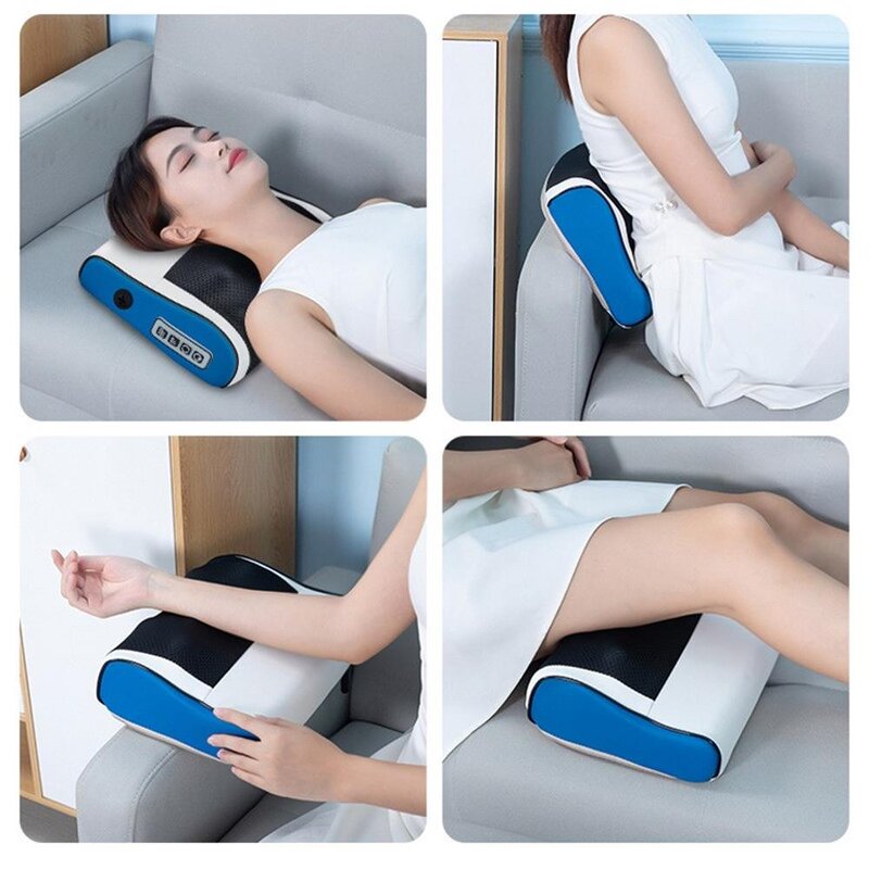 Massage Pillow Manufacturer - Electric Portable Heated Vibrating Infrared for Neck Shoulder Back