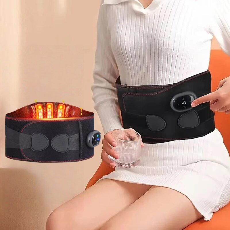Massage Waist Belt Manufacturer - Heating Vibration Electric Heated for Back Pain Relief