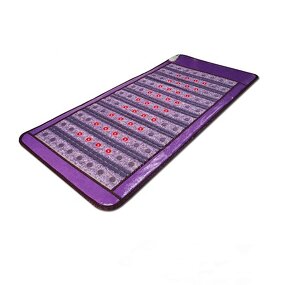 Heating Massage Mattress Manufacturer - 190*70CM Purple Amethyst Stone PEMF Photonic Far Infrared
