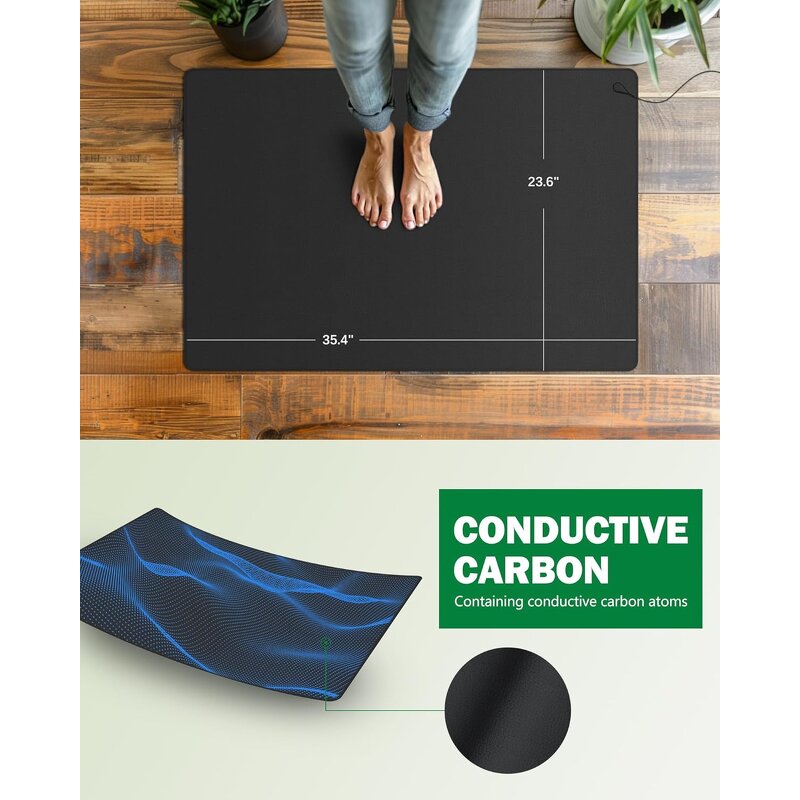 Grounding Mat Manufacturer - 23.6 cm for Body 35.4*23.6 cm Improving Sleep Balancing Energy