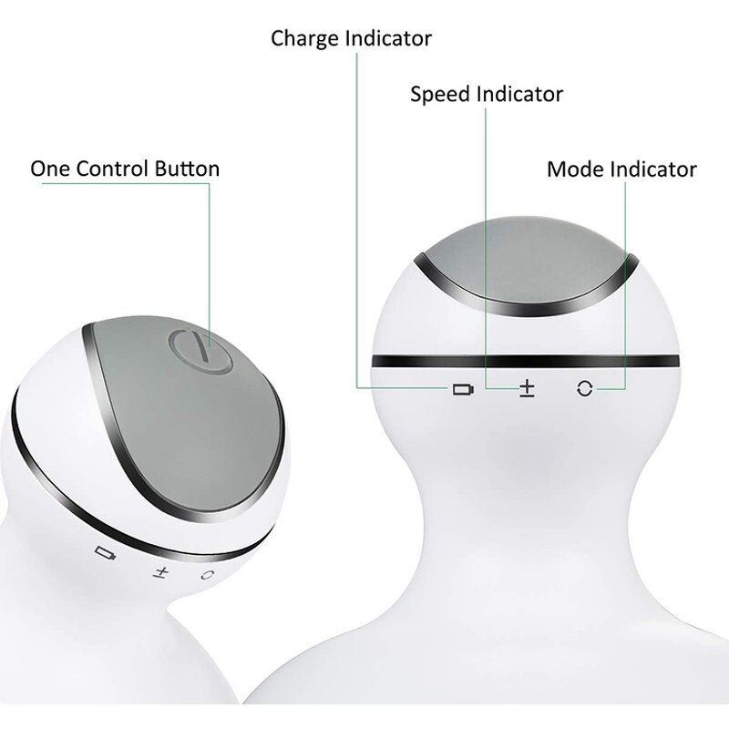 Head Massager Manufacturer - Portable Cordless Handheld with 4 Replacement Heads Electric for Relaxation