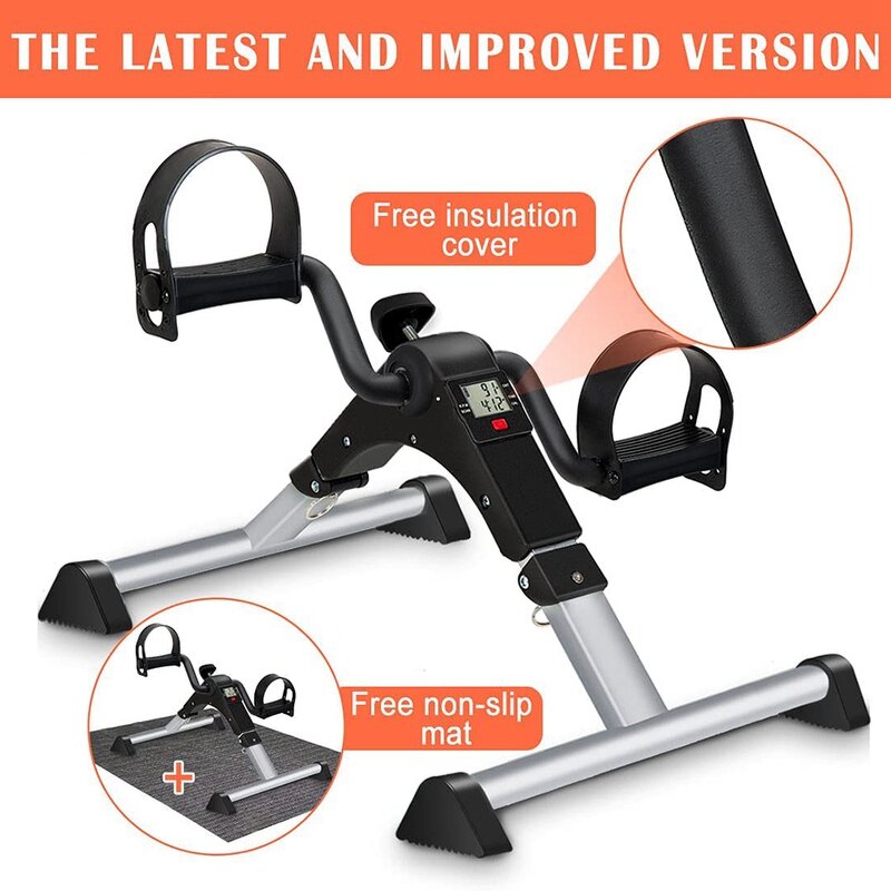 Desk Bike Pedal Exerciser Manufacturer - Medical Assembled Folding Electronic Display Legs Arms