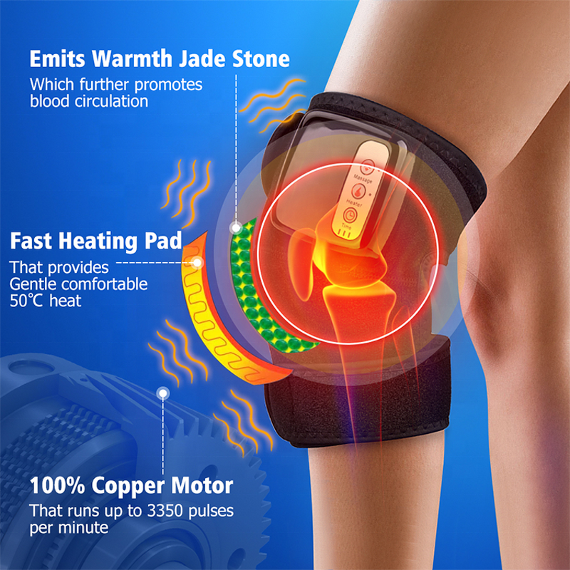 Knee Massager Manufacturer - Rechargeable Far Infrared with Vibration Elbow Pad Joint Physiotherapy