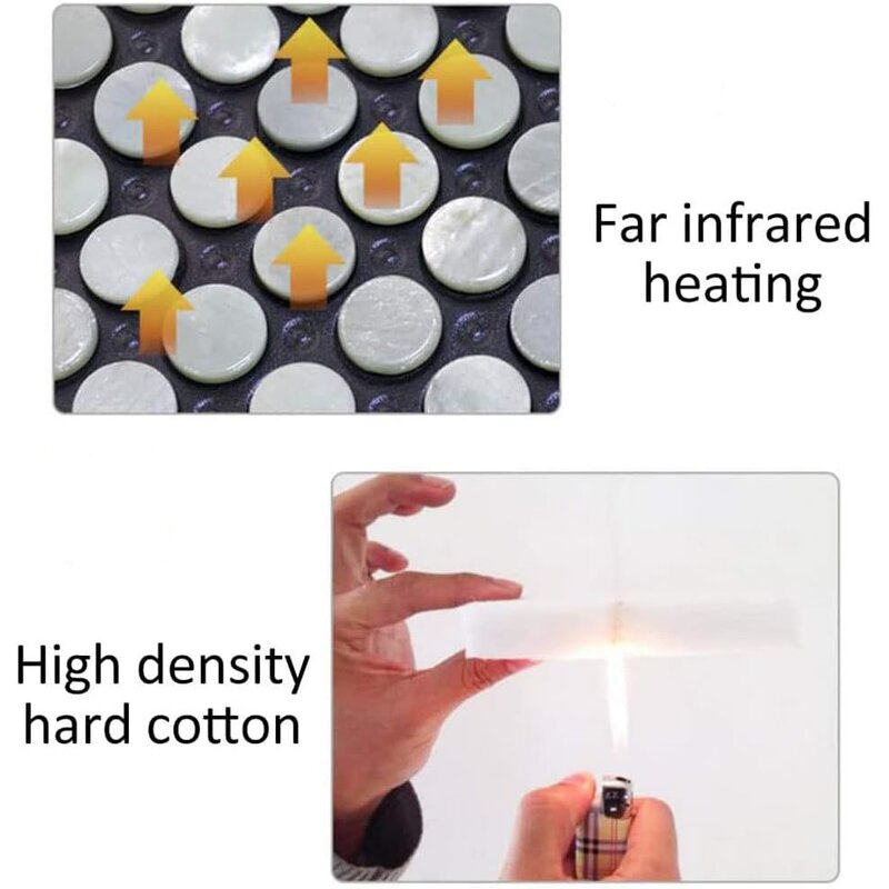 Heating Therapy Pad Manufacturer - Customized 45*45CM Warm Tourmaline Natural Jade Infrared Germanium Stones