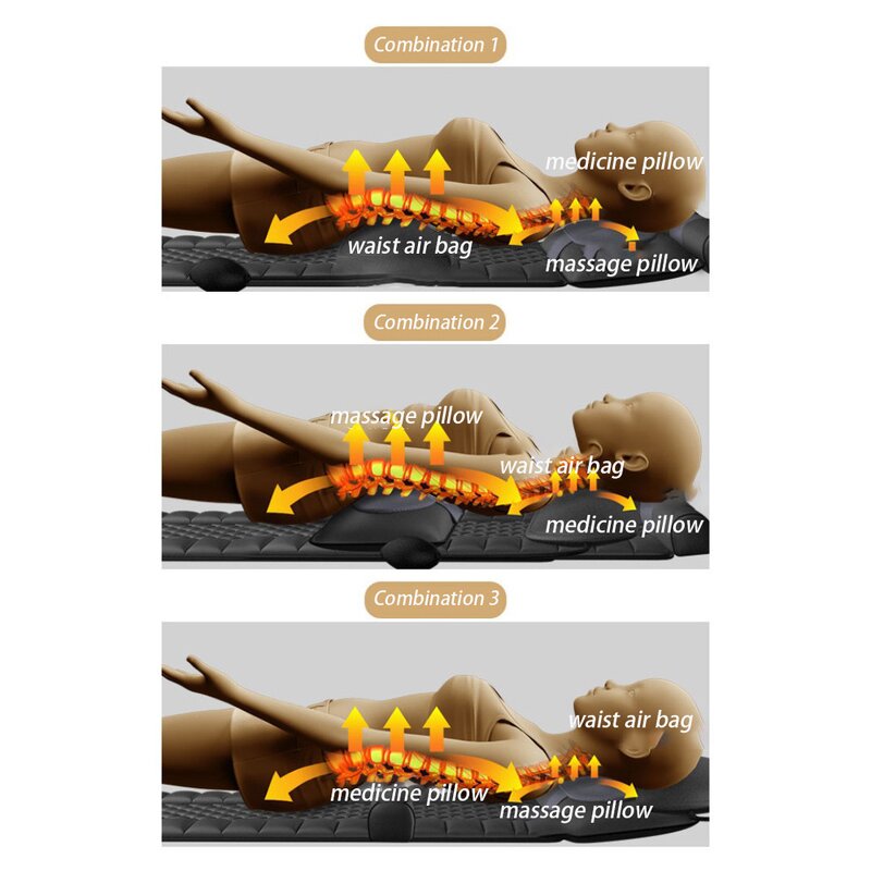 Massage Mattress Manufacturer - Multifunction Foldable Electric Knead Heat Vibration Full Body