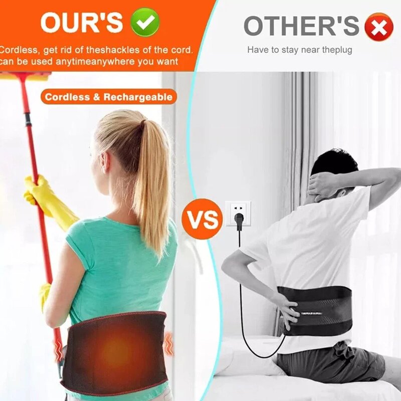 Massage Waist Belt Manufacturer - Heating Vibration Electric Heated for Back Pain Relief