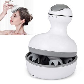 Head Massager Manufacturer - Portable Cordless Handheld with 4 Replacement Heads Electric for Relaxation