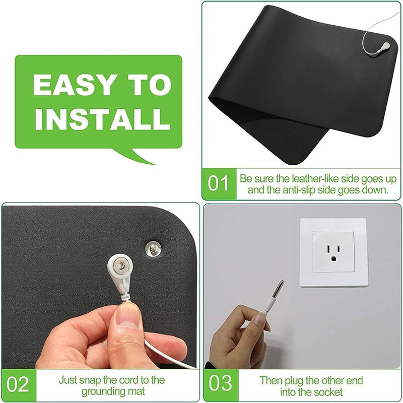 Grounding Mat Manufacturer - Portable 60*40CM Desktop Floor 4.5M Wire for Body Massage