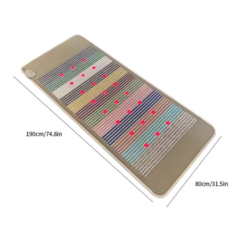 Heating Mattress Manufacturer - Far Infrared Therapy 190*80cm/150*50cm PEMF Photon Negative Ion Natural Jade