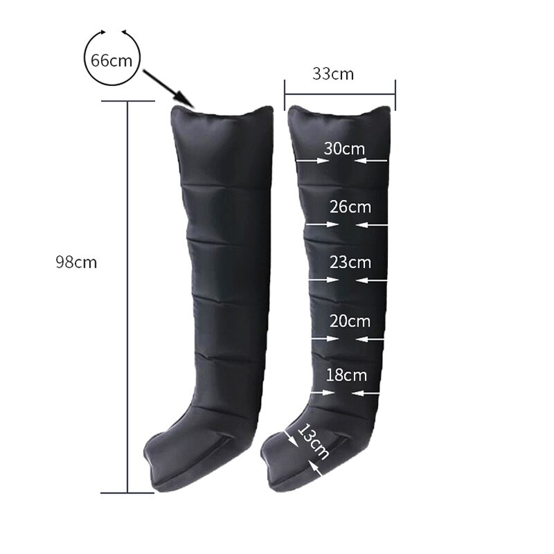 Air Compression Boots Manufacturer - Sequential 6 Cavity Muscle Recovery Foot with Leg System