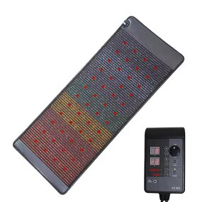 Heated Mat Manufacturer - 80*190CM Far Infrared TENS Therapy PEMF Photon Amethyst Bian-stone