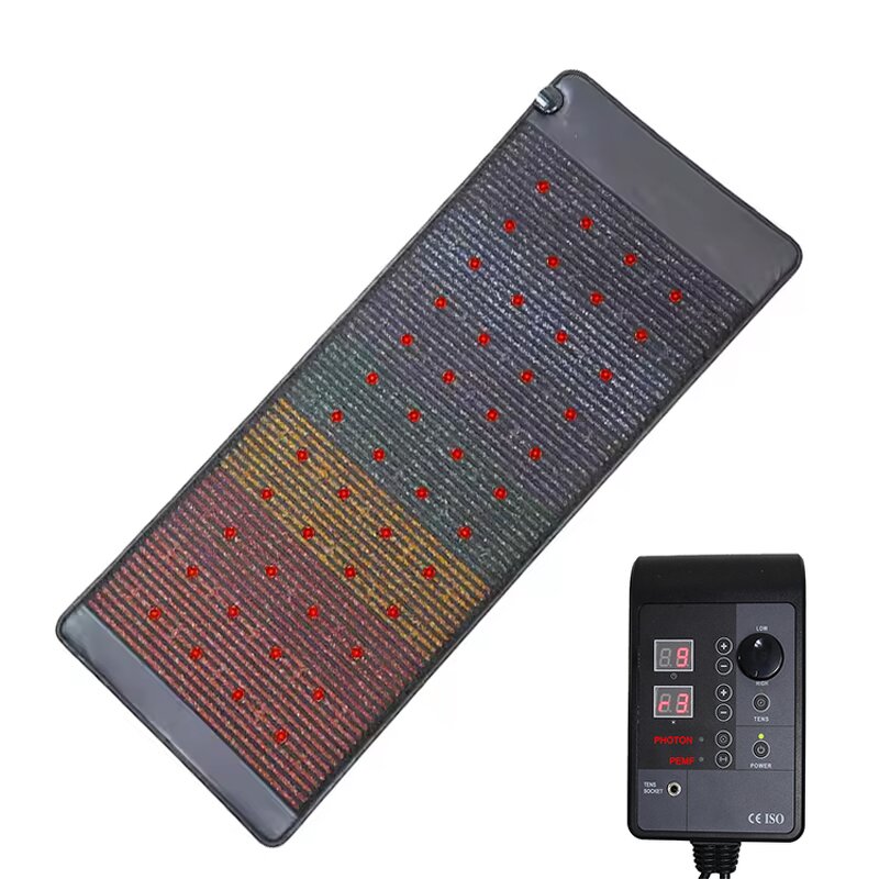Heated Mat Manufacturer - 80*190CM Far Infrared TENS Therapy PEMF Photon Amethyst Bian-stone