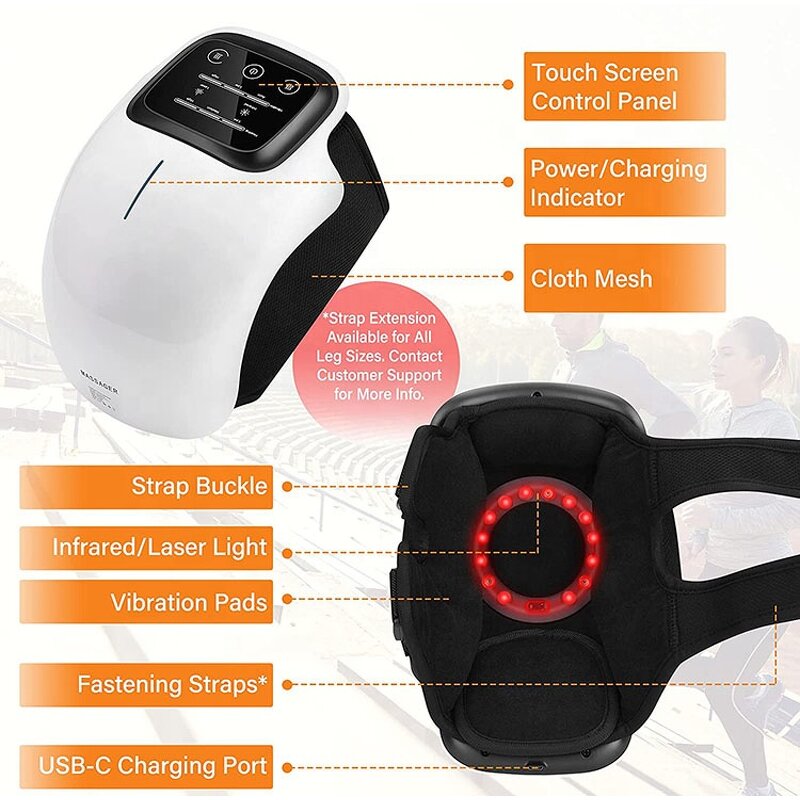 Knee Massager Manufacturer - Cordless Infrared 45 Temperature Control Fast Charging for Arthritis