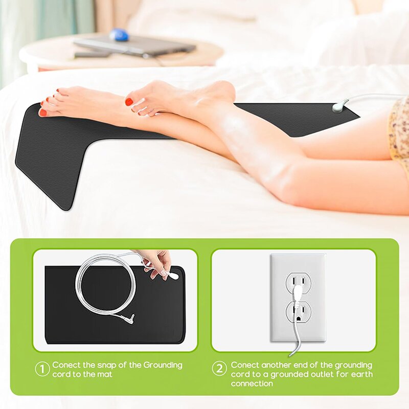 Grounding Mat Manufacturer - 27" X 10" Universal Computer Earthing Pad for Body Sleep