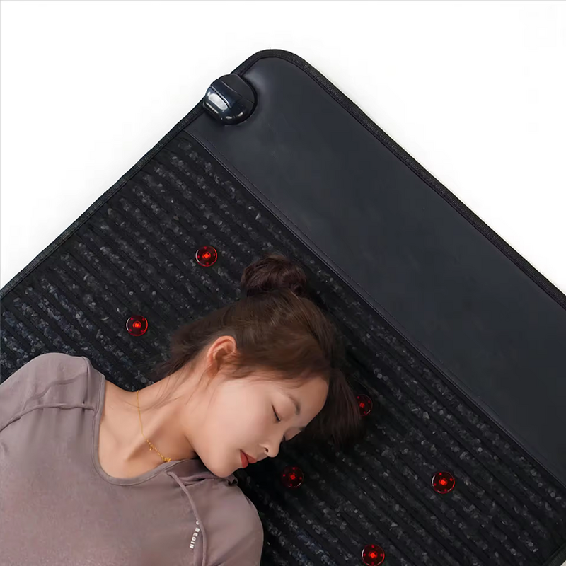 Heated Mat Manufacturer - 80*190CM Far Infrared TENS Therapy PEMF Photon Amethyst Bian-stone