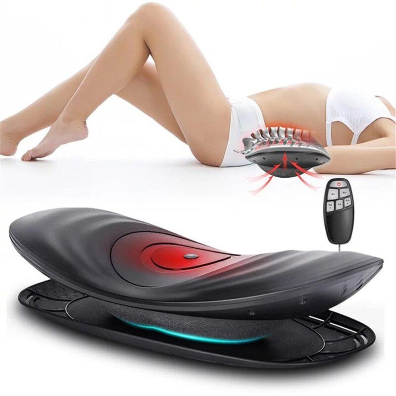 Lumbar Spine Massager Manufacturer - Air Pressure Heated Lumbar Traction Hot Compress Vibration