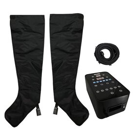 Air Compression Massager Manufacturer - 6-Chamber Presoterapia with LCD Leg Wraps for Therapy