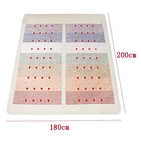 Heated Pad Manufacturer - 180*200CM Far Infrared Queen Size PEMF Photon Amethyst Tourmaline Double