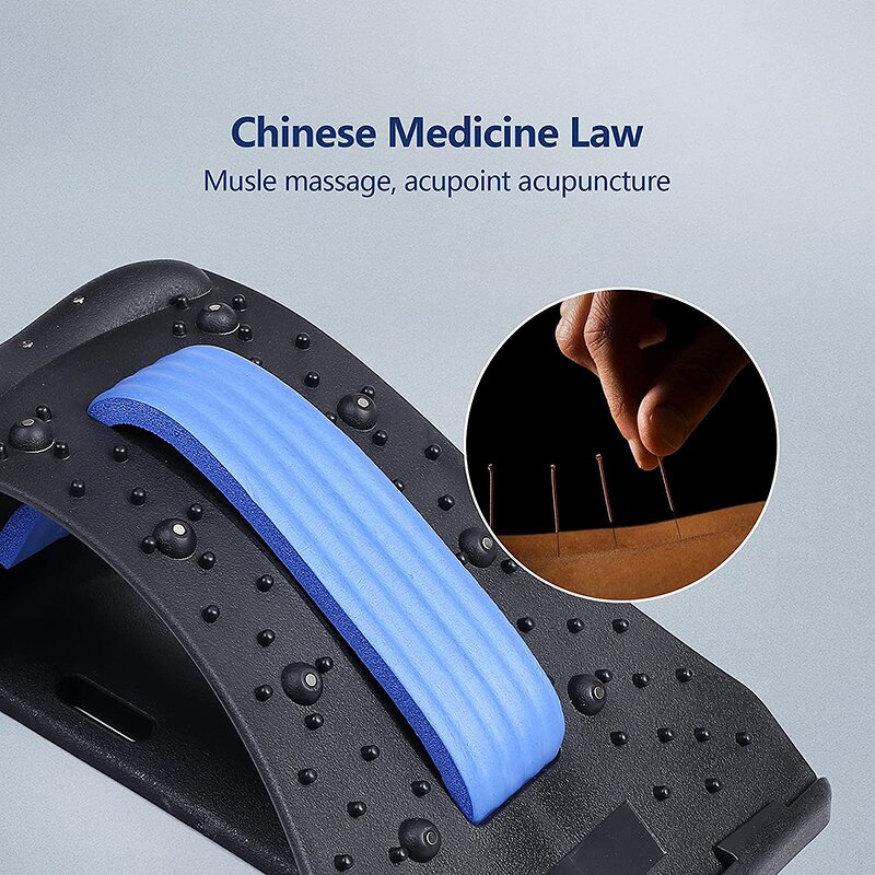 Back Stretcher Manufacturer - Adjustable 4 Level Magnetotherapy Cervical Traction for Spine Alignment