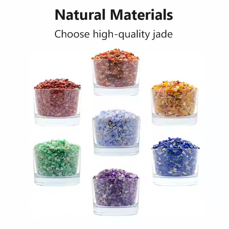 Heating Mattress Manufacturer - Far Infrared 190*80cm PEMF Photon Rainbow Gemstone Household Natural Jade