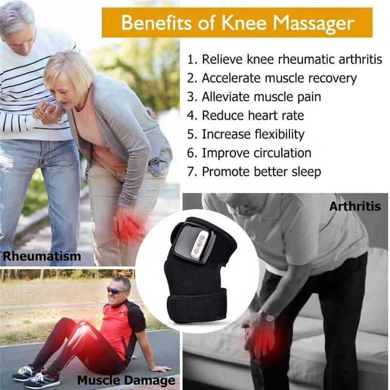 Knee Massager Manufacturer - Rechargeable Far Infrared with Vibration Elbow Pad Joint Physiotherapy