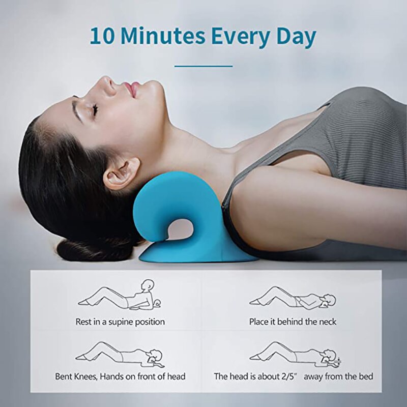 Neck Stretcher Manufacturer - Chiropractic Pillow for Relaxation Pain Relief Cervical Spine Alignment