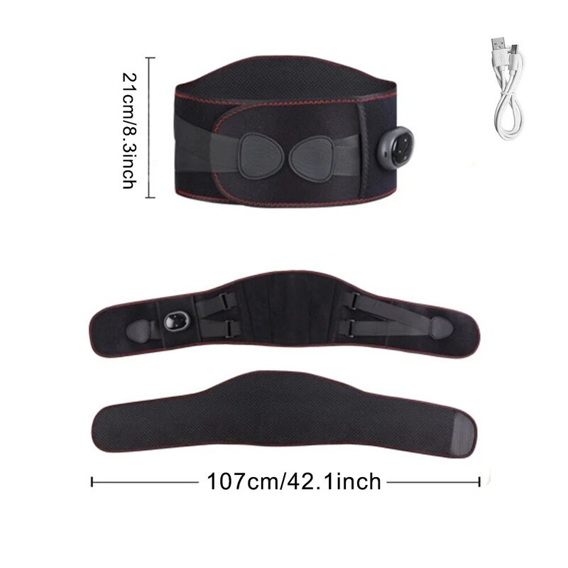 Massage Waist Belt Manufacturer - Heating Vibration Electric Heated for Back Pain Relief