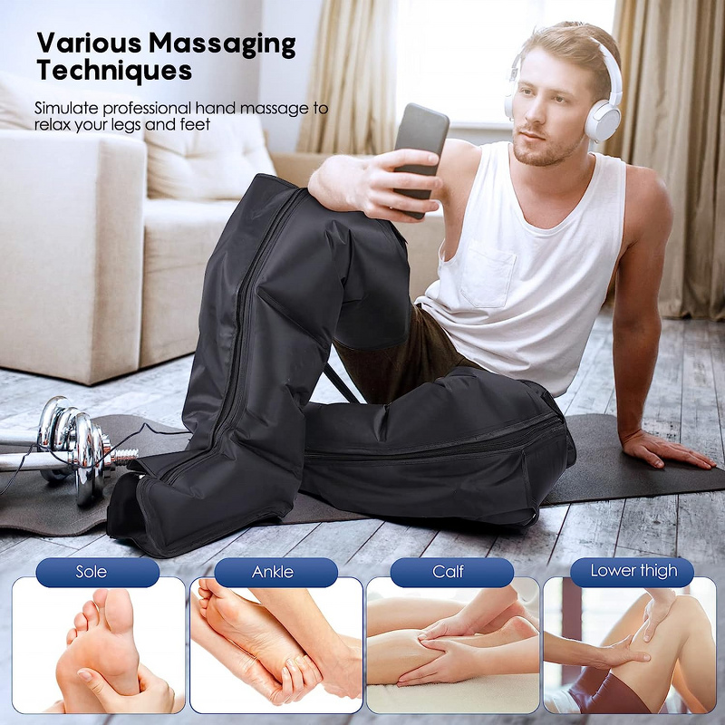 Massage Boots Manufacturer - Improved Circulation Full Recovery Therapeutic Sequential Air Compression
