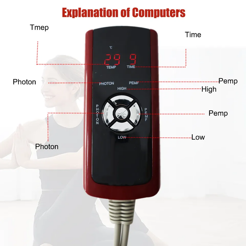 Massage Mattress Manufacturer - 150*60 cm Far-infrared PEMF Photon Heat Negative Ion Pulse Magnetic