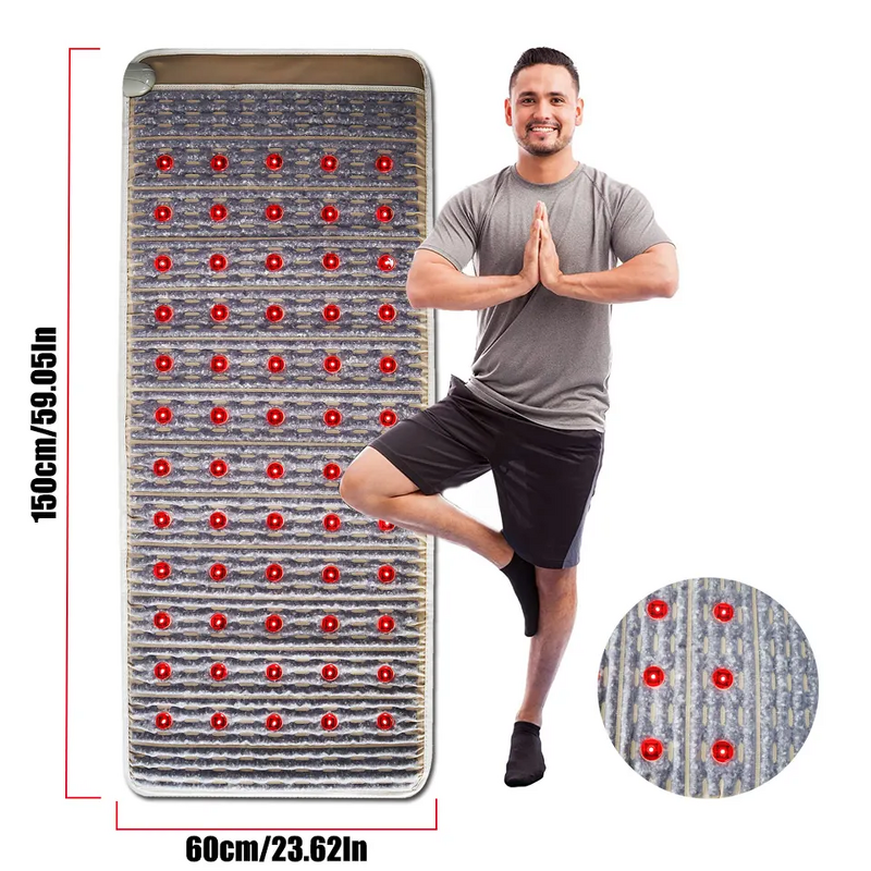 Massage Mattress Manufacturer - 150*60 cm Far-infrared PEMF Photon Heat Negative Ion Pulse Magnetic