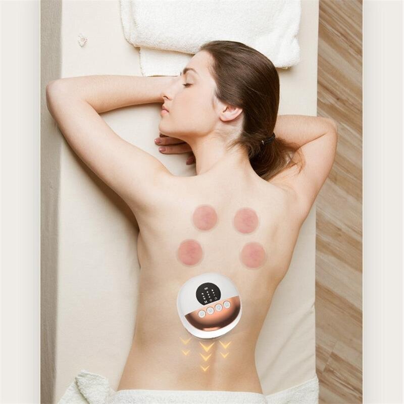 Cupping Device Manufacturer - Electric Heat Red Light Therapy Intelligent Air Breathing Handheld Vacuum