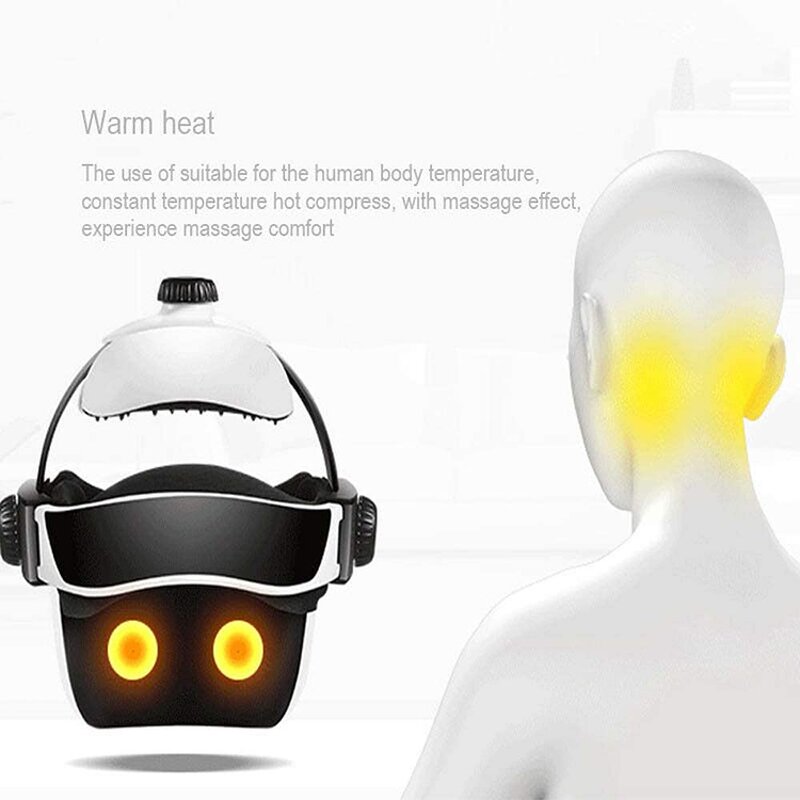 Head Massager Manufacturer - Rechargeable Electric with Heating Air Pressure Acupoint Therapy Neck