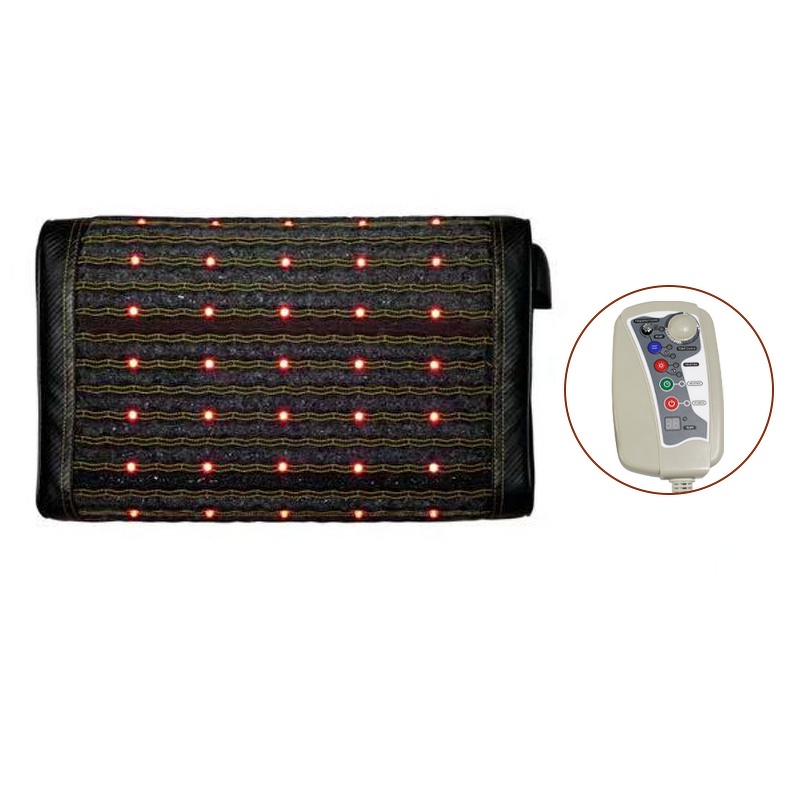 Massage Pillow Manufacturer - PEMF Photon Led Red Light Heating Natural Amethyst for Sleep