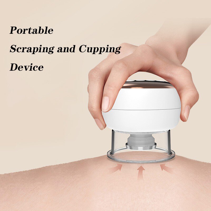 Cupping Device Manufacturer - Electric Heat Red Light Therapy Intelligent Air Breathing Handheld Vacuum