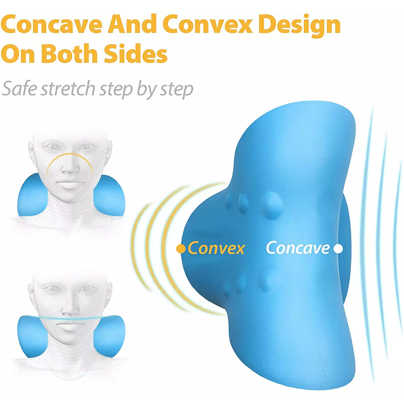 Neck Stretcher Manufacturer - Chiropractic Pillow for Relaxation Pain Relief Cervical Spine Alignment