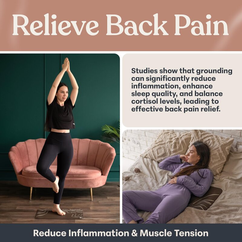 Grounding Mat Manufacturer - 24 X 16 cm Desk Bed for Body Relief From Back Pain Stress