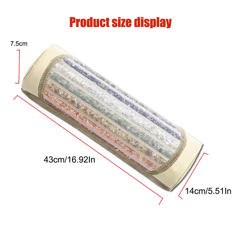 Crystal Pillow Manufacturer - Mini Seven-Color Amethyst Tourmaline with Negative Ions Healing Stone