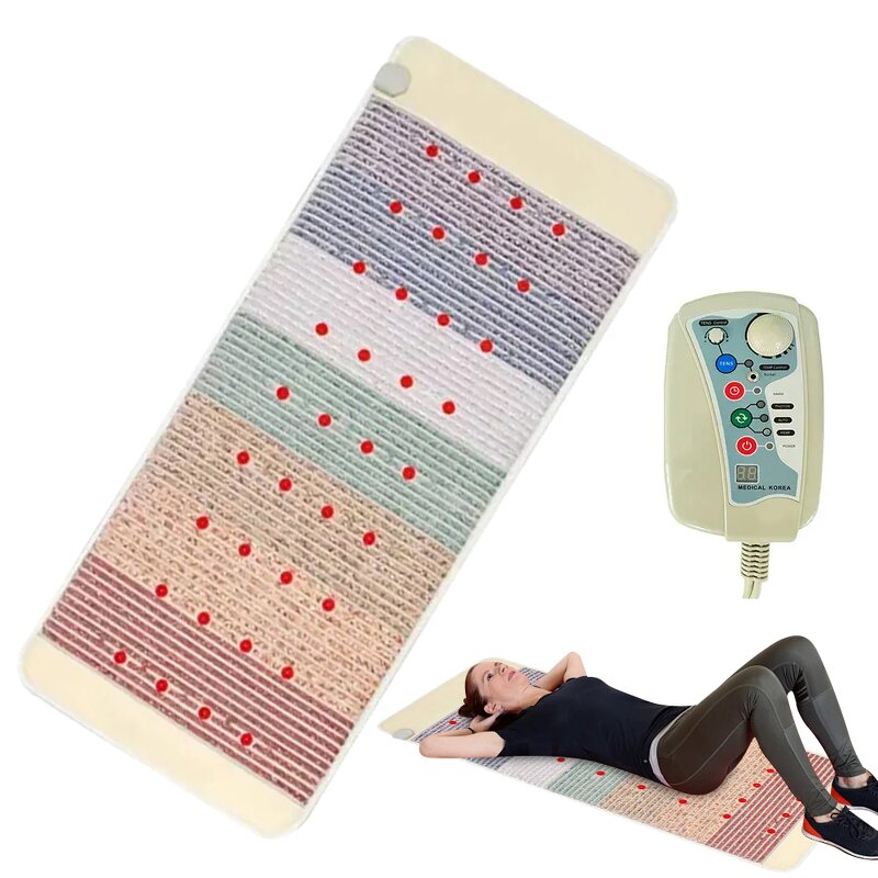 Heating Mattress Manufacturer - 190*80cm/150*50 cm Far Infrared PEMF Photon Gemstone Natural Jade