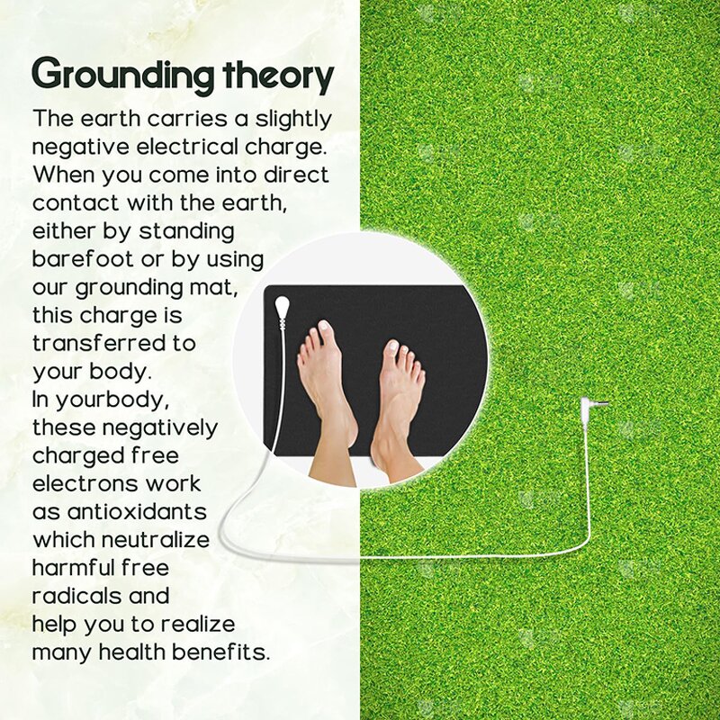 Grounding Mat Manufacturer - 27" X 10" Universal Computer Earthing Pad for Body Sleep