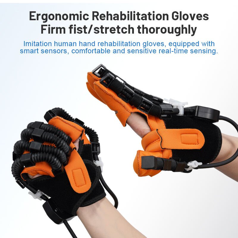 Medical Robotic Glove - Electric Soft Portable Stroke Finger Therapy Training Tool