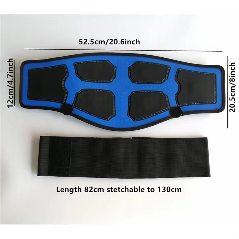 EMS Abdominal Trainer Belt - Rechargeable Heating Pulse Slimming Back Pain Relief Tool
