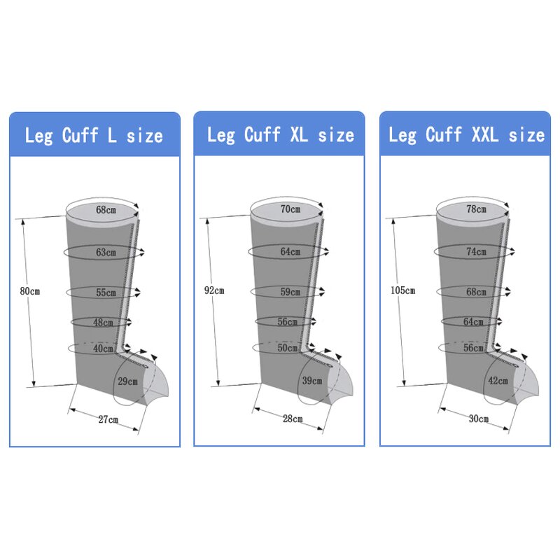 Pneumatic Leg Recovery Boots - Sports Circulation Air Compression Calf Massage Tool